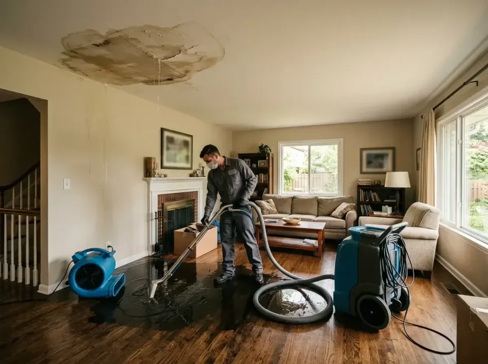attic-pipe-burst-ceiling-drip-008 — frequently asked questions, Water Damage Restoration & Carpet Care in King Arthur Park,…